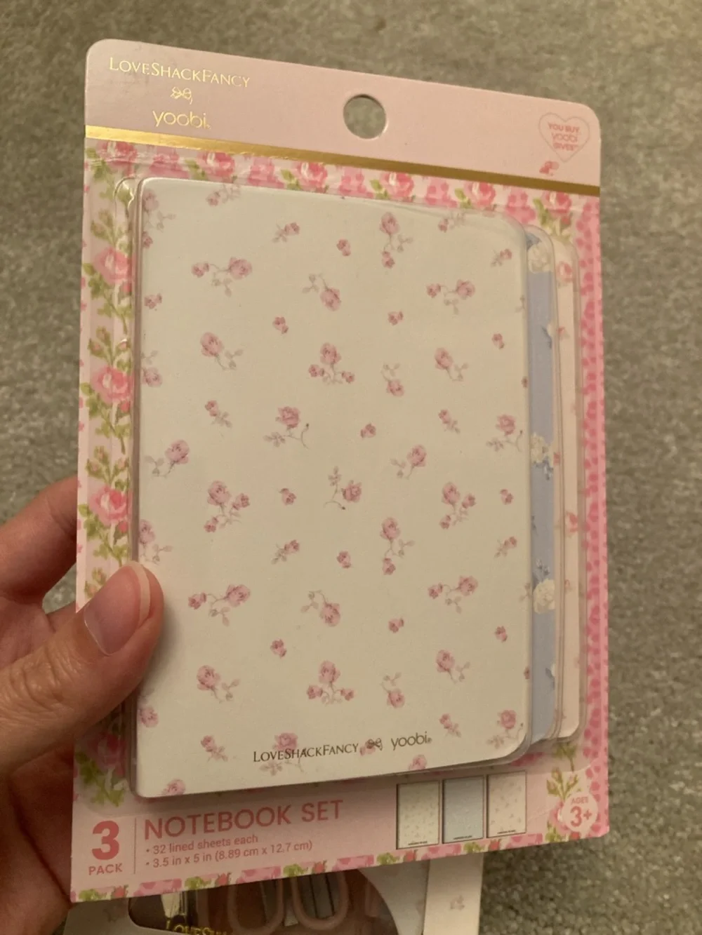 IN-HAND | LoveShackFancy x Target Yoobi Mini Journals & Mini Office Supply Kit